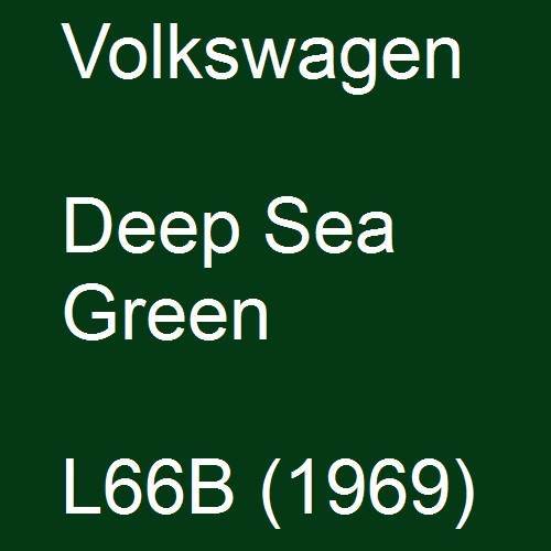 Volkswagen, Deep Sea Green, L66B (1969).